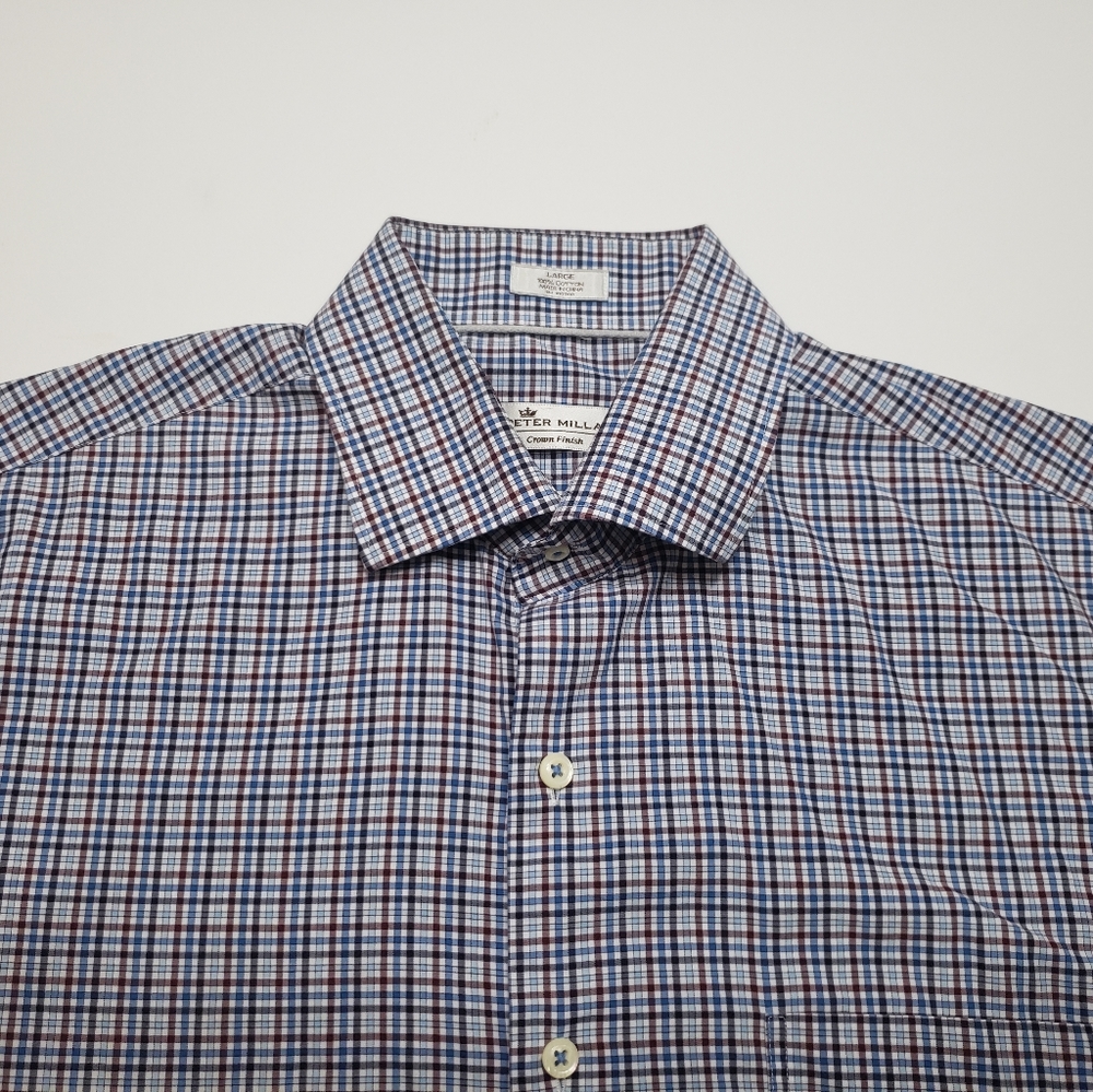 Peter Millar Crown Finish Longsleeve Shirt L